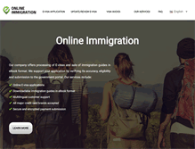 Tablet Screenshot of onlineimmigration.com